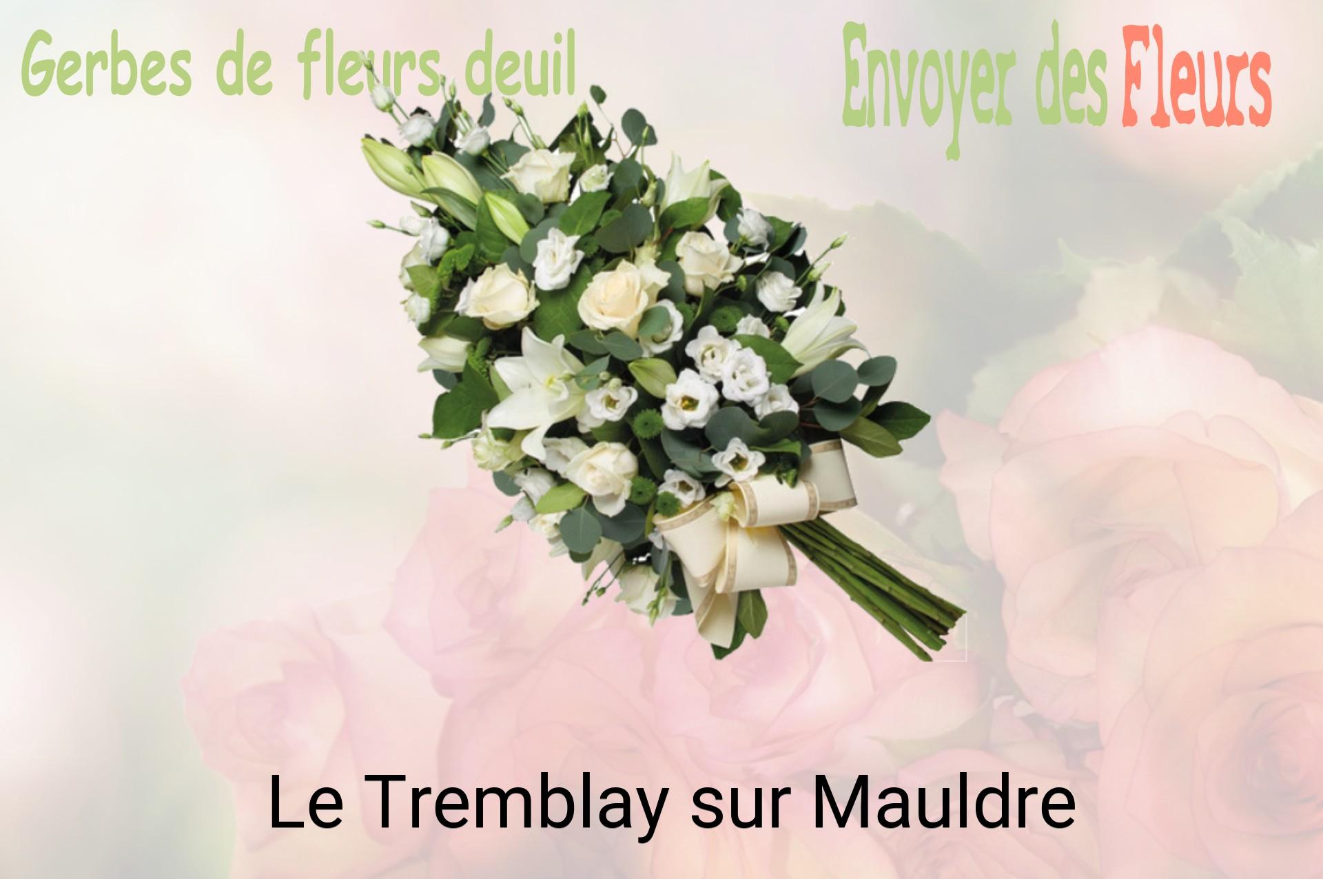 Gerbe de fleurs de deuil livrée à Le Tremblay-sur-Mauldre